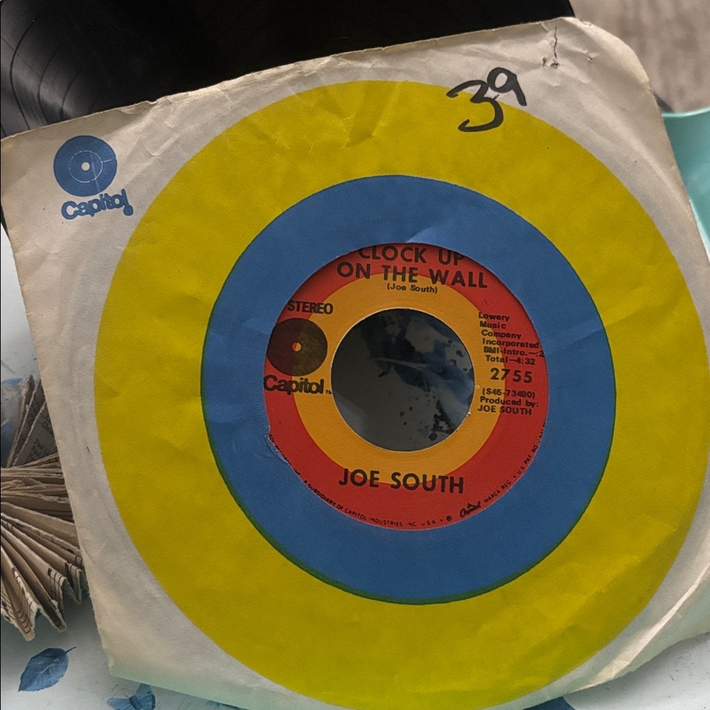 Joe South 'Children' 45 RPM Record - Clock Up on the Wall"Children